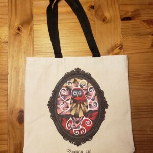 Shattered Hoot Tote Bag