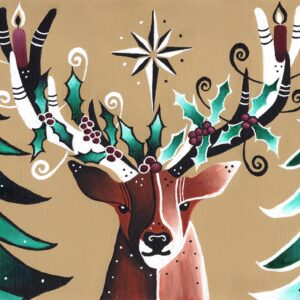 Yule Stag Card