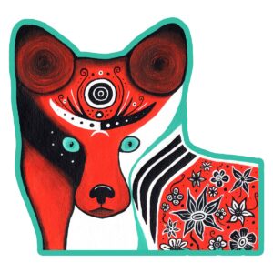 Ernie The Fox Sticker