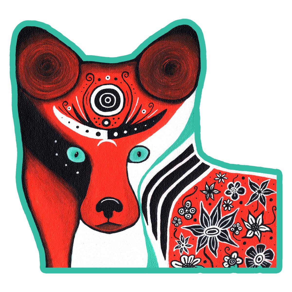 Ernie The Fox Sticker