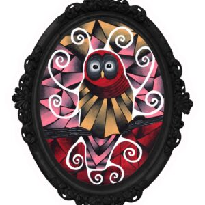 Shattered Hoot Sticker