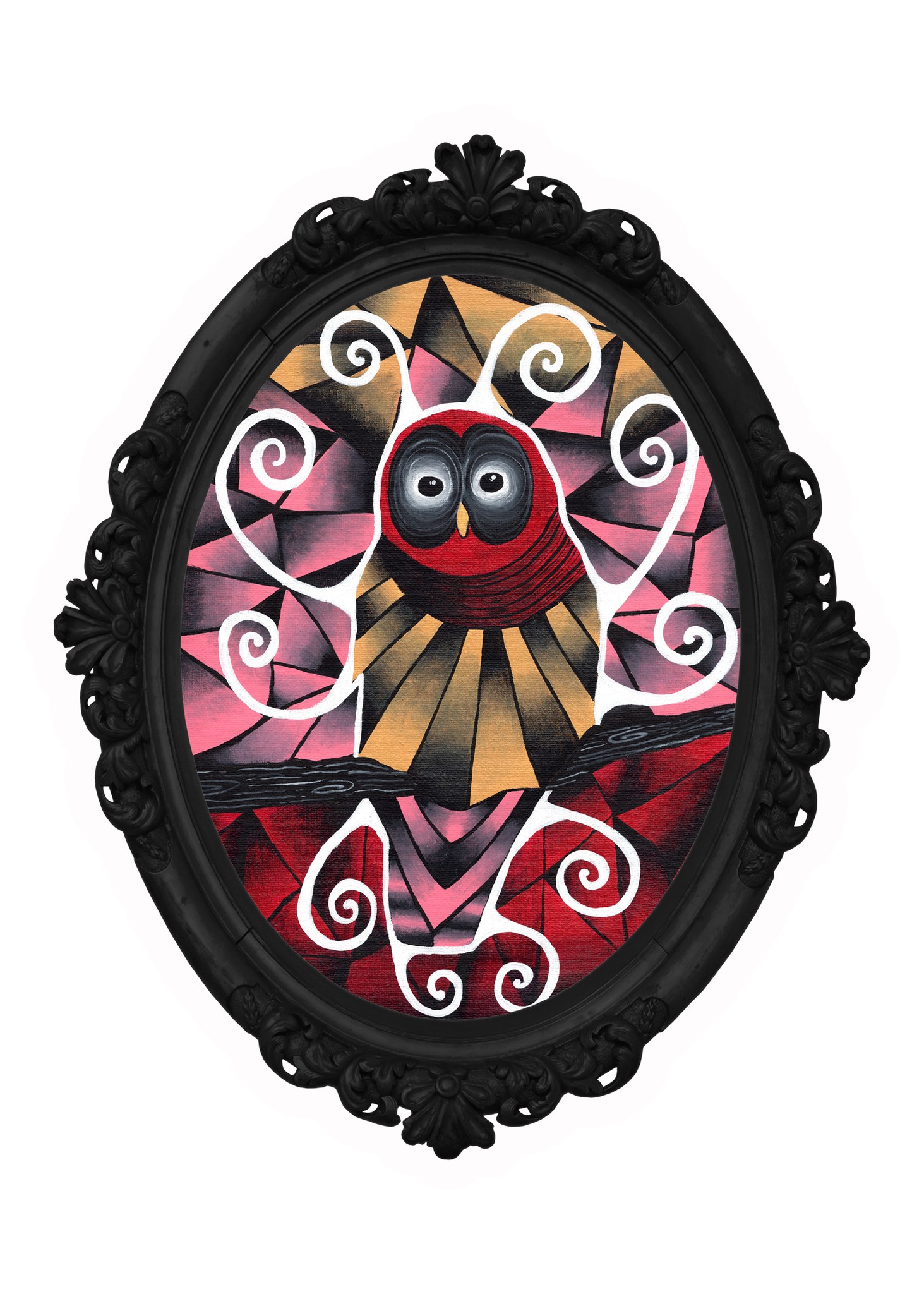 Shattered Hoot Sticker