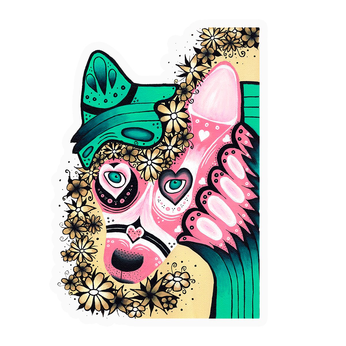 I Wolf You Sticker