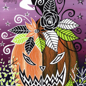 Punky Pumpkin Print